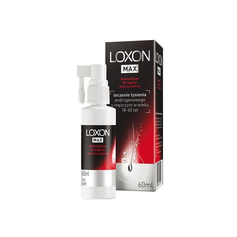 Loxon Max, 50mg/ml, płyn na skórę, 60ml