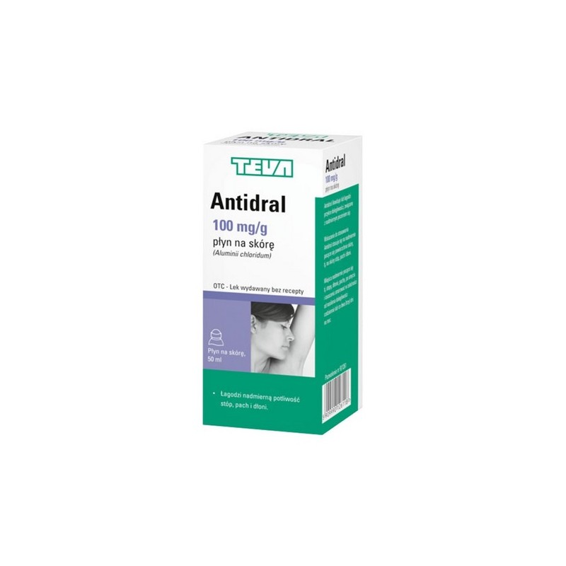 Antidral, płyn na skórę, (100 mg / g), 50 ml, TEVA