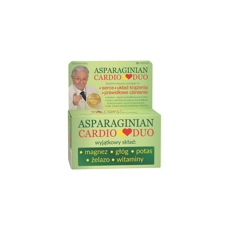 Asparaginian CardioDuo, 50 tabletek, UNIPHAR