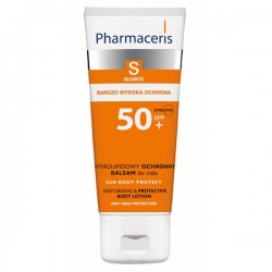 PHARMACERIS S, Sun Body Protect, balsam hydrolipidowy, ochronny, do ciała, SPF50+, 150ml