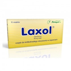 Laxol, 12 czopków, HERBAPOL