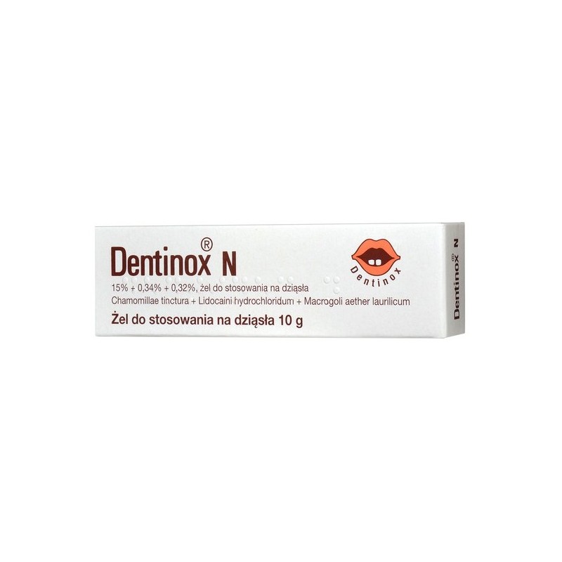 Dentinox N, żel na dziąsła, 10g