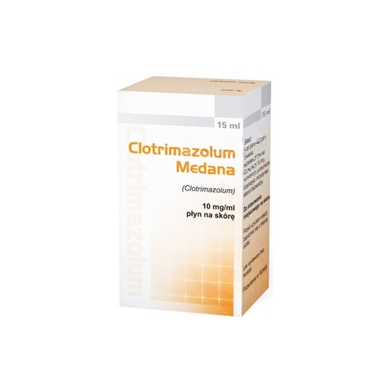 Clotrimazolum 10mg/ml, płyn, 15ml, MEDANA