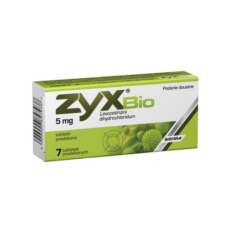 Zyx Bio 5mg, 7 tabletek, BIOFARM
