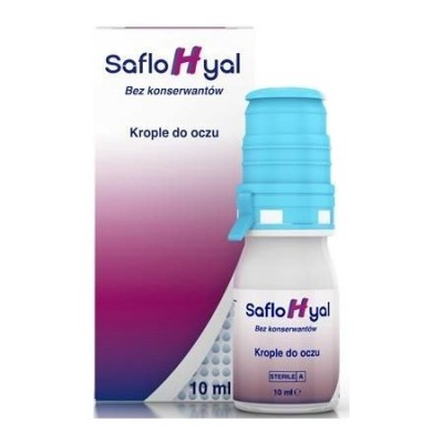 Saflohyal, krople do oczu, 10 ml
