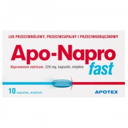Apo-Napro Fast, 10 kapsułek, APOTEX