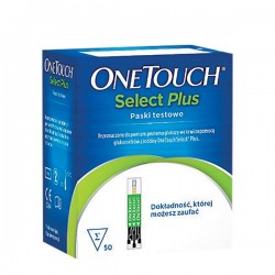 One Touch Select Plus, paski testowe do glukometru, 50 pasków, LIFESCAN