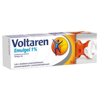 Voltaren Emulgel 1%, 10mg/g, żel, 75g