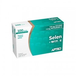 Selen + witamina E, 100 tabletek, APEO