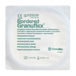 Opatrunek GRANUFLEX Bordered, hydrokoloidowy, 6cmx6cm, 1 sztuka