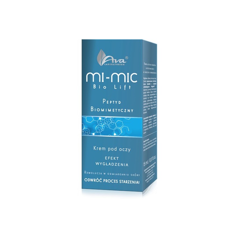 Mi-Mic Bio Lift, Krem pod oczy Efekt Wygładzenia, 15 ml