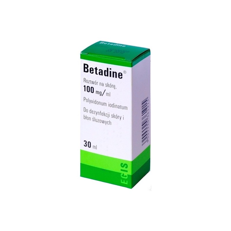 Betadine 100 mg/ml, roztwór na skórę, 30ml