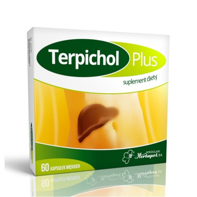 Terpichol Plus kaps.miękkie 60kaps.(2x30)