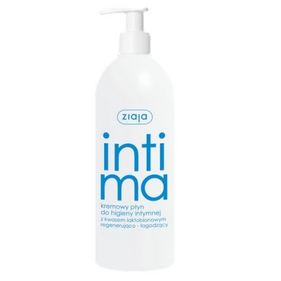 ZIAJA INTIMA  kremowy płyn do higieny intymnej z kwasem laktobionowym , 500 ml