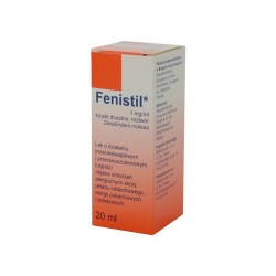 Fenistil, krople doustne, 1 mg/1ml, 20 ml