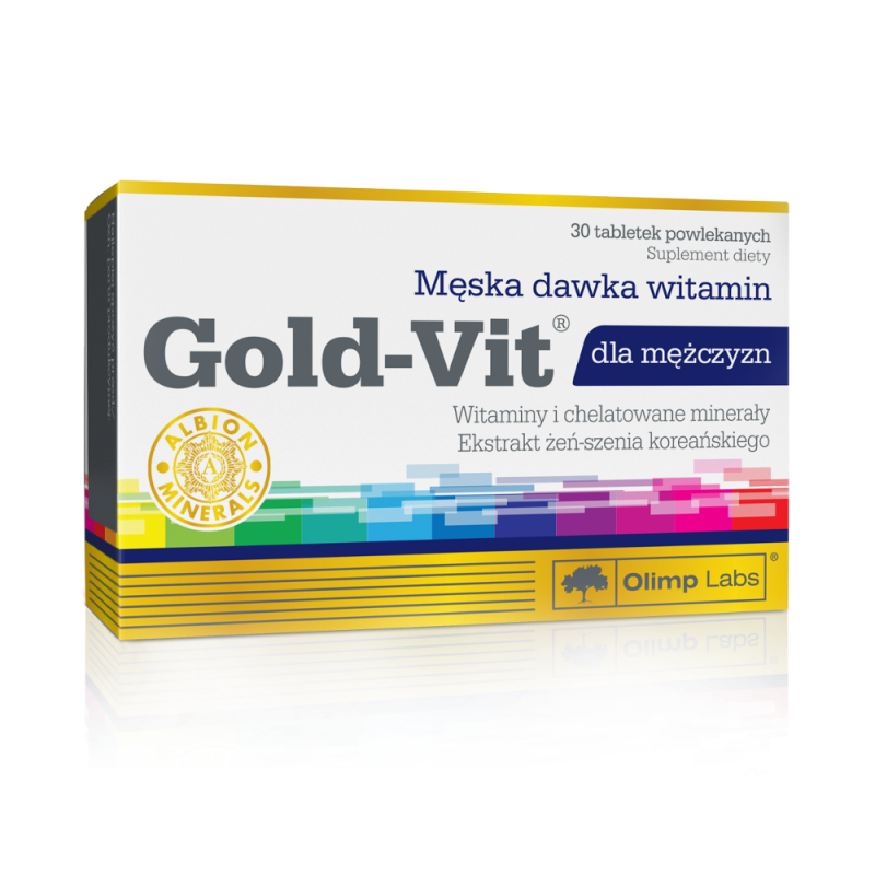 OLIMP Gold-Vit dla mężczyzn, 30 tabletek powlekanych,  Olimp Labs