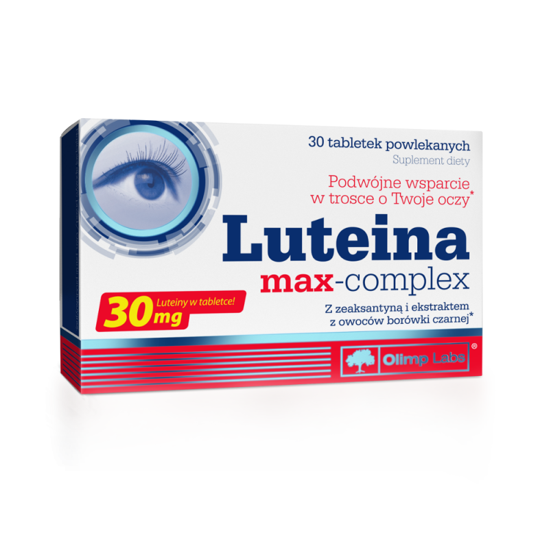 Luteina Max-Complex, 30 tabletek powlekanych, Olimp Labs Luteina Max-Complex, 30 tabletek powlekanych, Olimp Labs