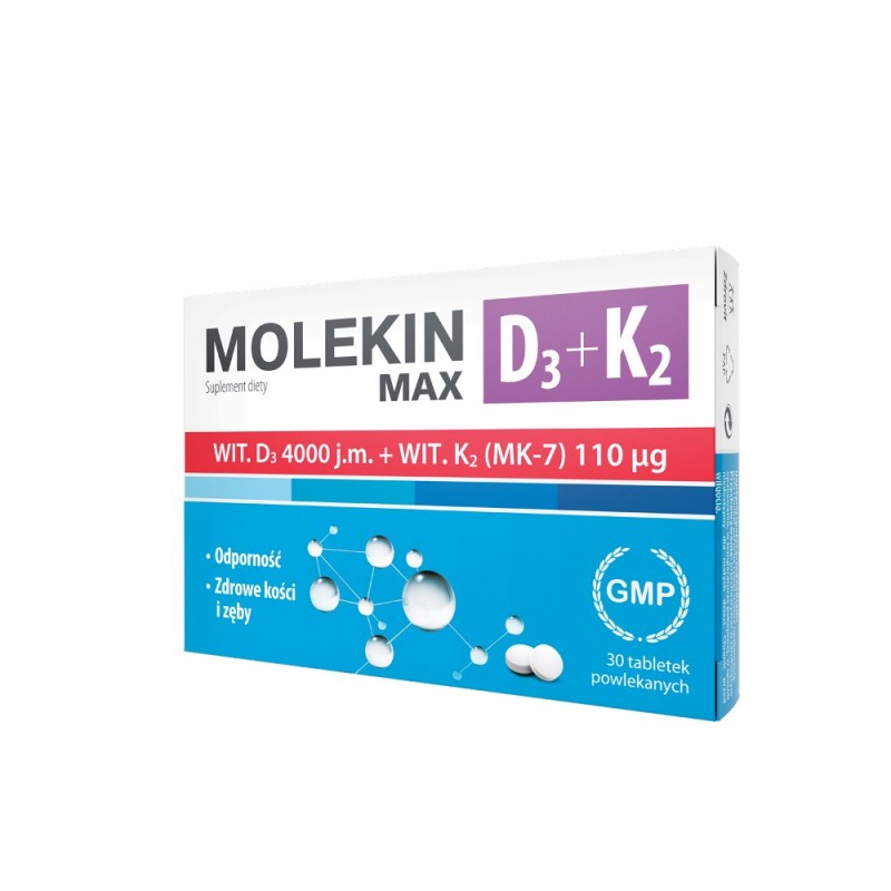 Molekin D3 + K2 MAX tabl.powl. 30 tabl.