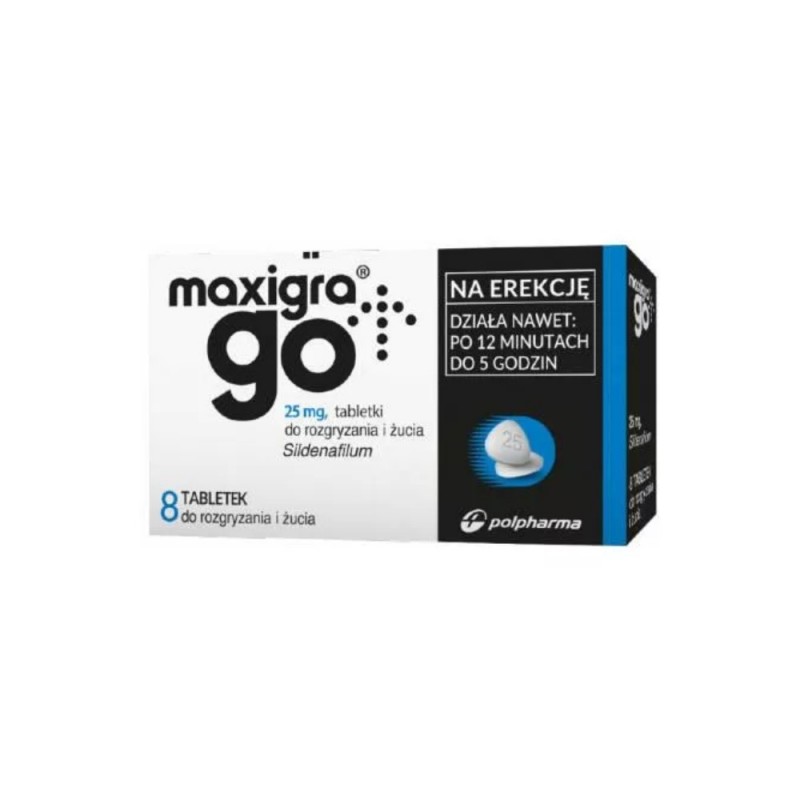 Maxigra Go tabl.dorozgr.iżucia 0,025g 8tab