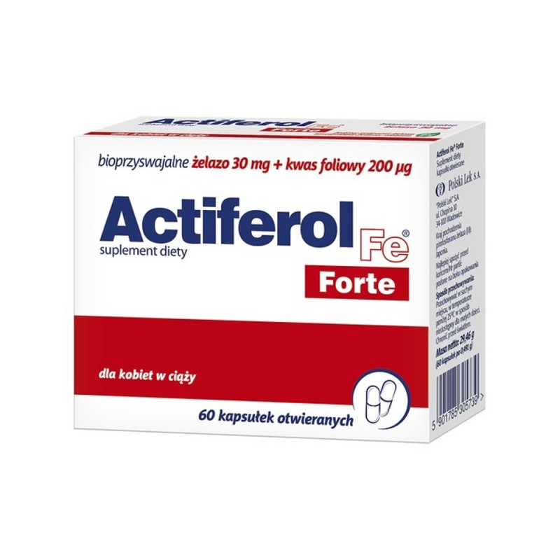 ActiFerol Fe Forte kaps. 60 kaps. ActiFerol Fe Forte kaps. 60 kaps.