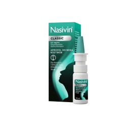 Nasivin Classic (soft), 0,5mg/ml, aerozol do nosa, 10ml