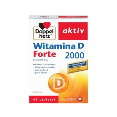 Doppelherz aktiv Wit. D Forte 2000 45tabl