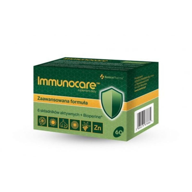 Immunocare kaps.zrośl.celulozy 60kaps. Immunocare kaps.zrośl.celulozy 60kaps.