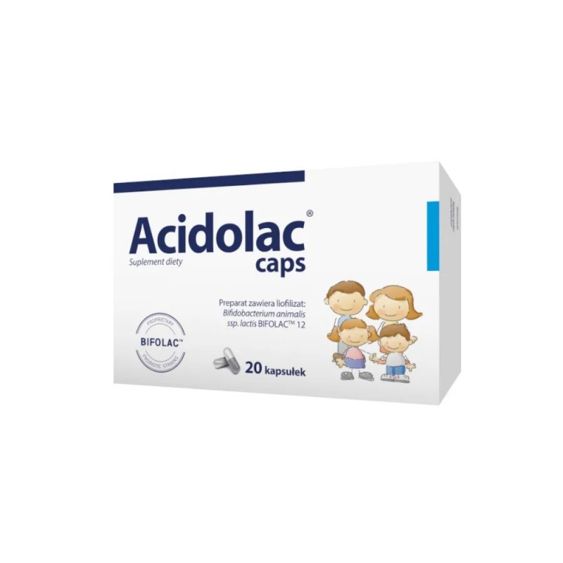Acidolac, 20 kapsułek, Medana Pharma