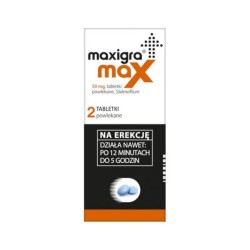 Maxigra Max tabl.powl. 0,05 g 2 tabl.