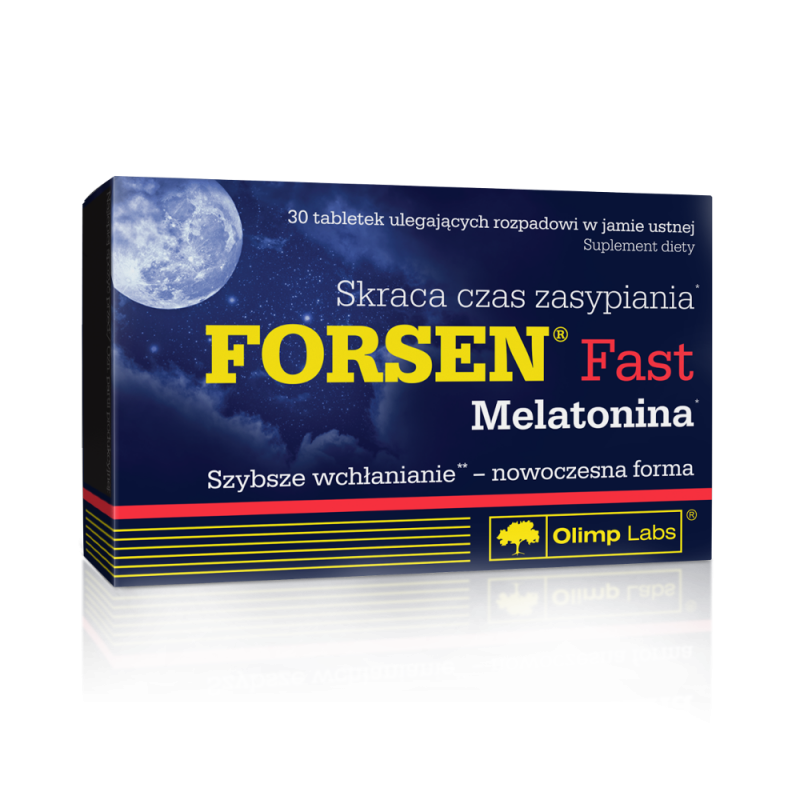 Forsen Fast Melatonina, 30 tabletek, Olimp Labs