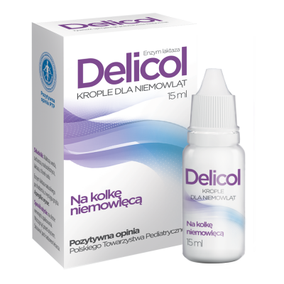 Delicol, krople na kolkę niemowlęcą, 15 ml, Aflofarm