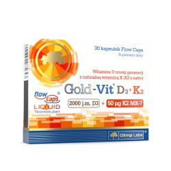 Gold-Vit D3 2000 j.m.+K2,...