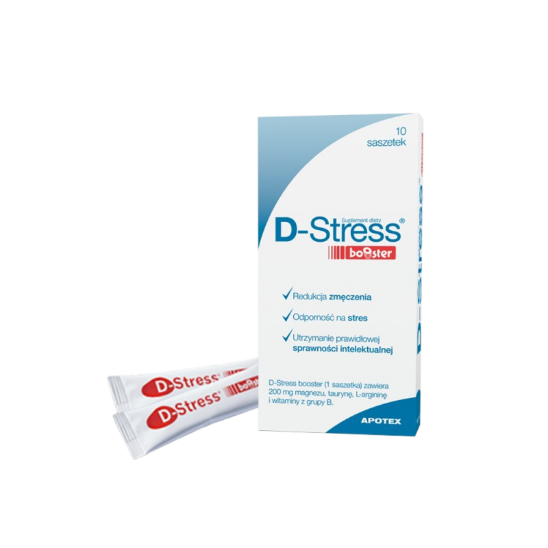 D-Stress Booster, 10 saszetek, Apotex D-Stress Booster, 10 saszetek, Apotex