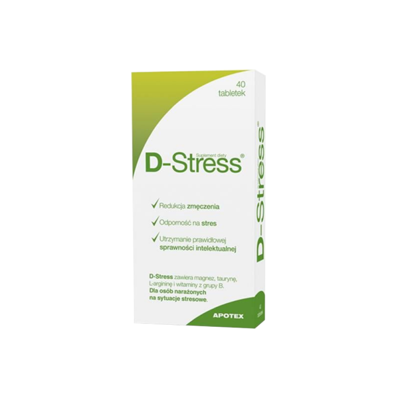 D-Stress, 40 tabletek, Apotex D-Stress, 40 tabletek, Apotex