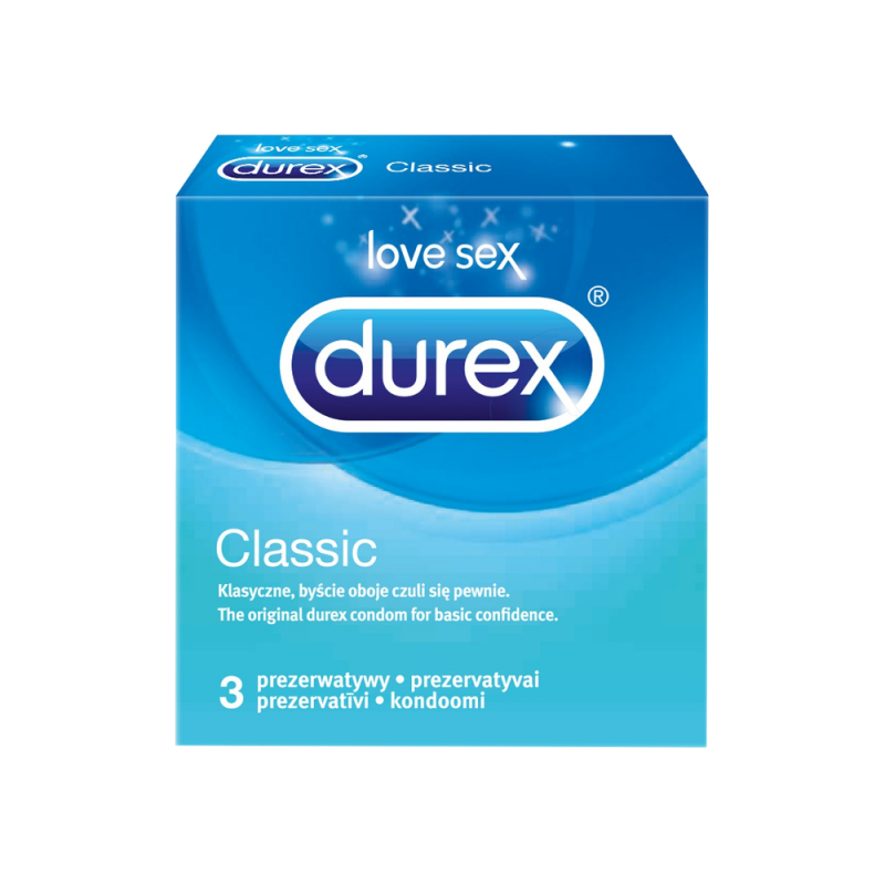 Prezerwatywy DUREX Classic 3 sztuki , Reckitt
