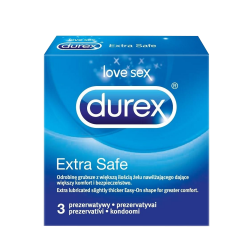 Prezerwatywy DUREX Extra Safe 3 sztuki , Reckitt