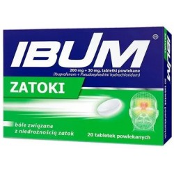 Ibum Zatoki 20 tabletek